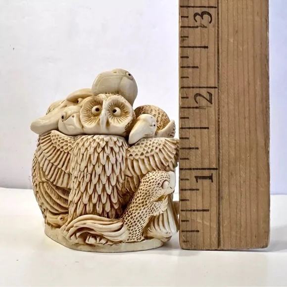 Harmony Kingdom Trinket Box Birds Teacher's Pet By Peter Calvesbert retired 1994 - Picture 14 of 16